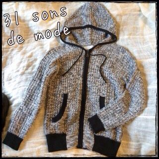 トランテアンソンドゥモード(31 Sons de mode)のトランテアン♡ニットパーカ♡(パーカー)