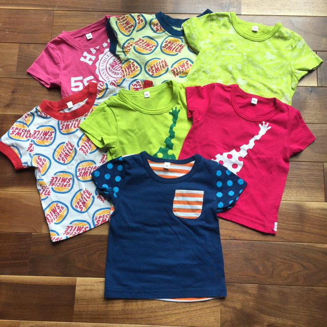 Tシャツ 7枚セット キッズ/ベビー/マタニティのベビー服(~85cm)(Ｔシャツ)の商品写真