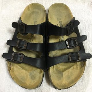 ビルケンシュトック(BIRKENSTOCK)のBirkenstock ビルケンシュトック フロリダ 黒 ブラック 36(サンダル)