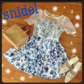 スナイデル(SNIDEL)のスナイデルチュールワンピ♡(ミニワンピース)