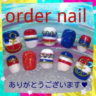 オーダー+取り置きネイル♪みちゅ様専出品(つけ爪/ネイルチップ)