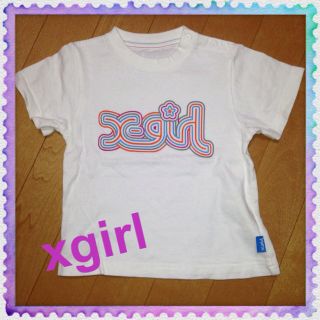 エックスガール(X-girl)の子供用xgirlロゴプリントT(Tシャツ(半袖/袖なし))