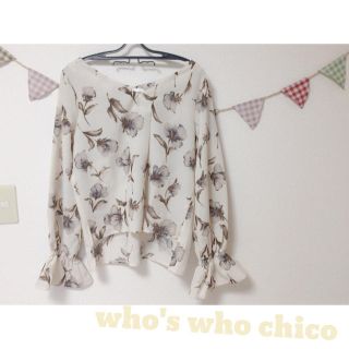 フーズフーチコ(who's who Chico)の花柄ブラウス who's who chico(シャツ/ブラウス(長袖/七分))