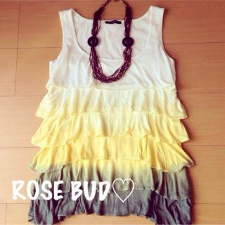 ローズバッド(ROSE BUD)の美品♡ROSE BUDタンクトップ(タンクトップ)