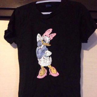 ディズニー(Disney)のディズニーTシャツ❁黒(Tシャツ(半袖/袖なし))