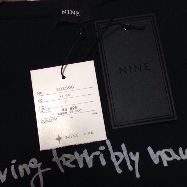 NINE(ナイン)の新品 NINE  レディースのトップス(Tシャツ(半袖/袖なし))の商品写真