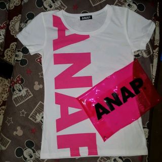 アナップ(ANAP)のANAP・Ｔｼｬﾂ,ｸﾘｱﾊﾞｯｸ(Tシャツ(半袖/袖なし))