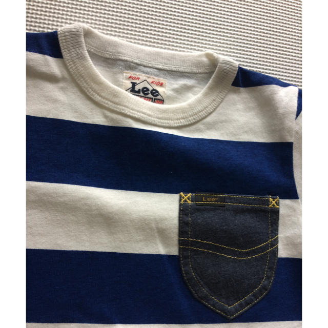 Lee(リー)の新品☆ Lee ボーダーTシャツ 110cm キッズ/ベビー/マタニティのキッズ服男の子用(90cm~)(Tシャツ/カットソー)の商品写真