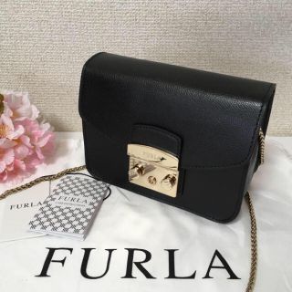 フルラ(Furla)の本日限定価格‼︎FURLA☆人気のメトロポリス 定価5.2万円 ブラック(ショルダーバッグ)