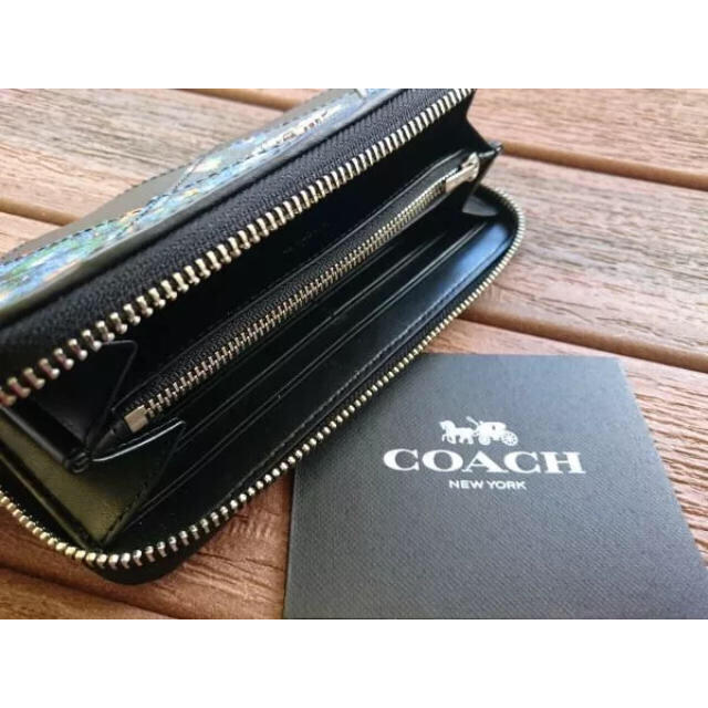 COACH☆花柄 長財布 マルチブラック 定価6.4万円 | svetinikole.gov.mk