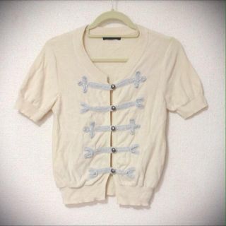 ジーナシス(JEANASIS)のナポレオン半袖ニット(カットソー(半袖/袖なし))