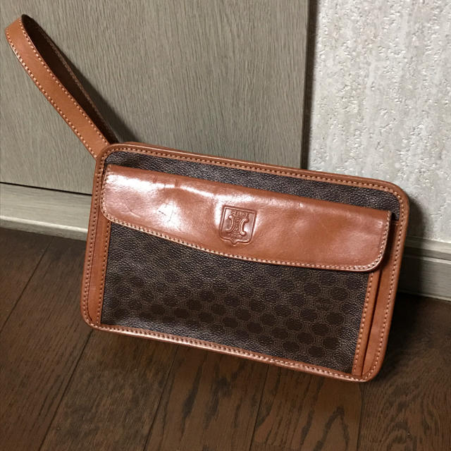 celine(セリーヌ)のマカダム柄 ミニ バック ポーチ セリーヌ レディースのバッグ(クラッチバッグ)の商品写真