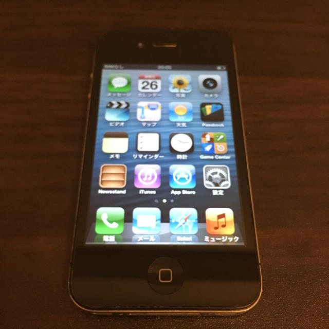 Apple(アップル)のアップル iPhone4 32GB 本体 初期化 ソフトバンク apple スマホ/家電/カメラのスマートフォン/携帯電話(スマートフォン本体)の商品写真