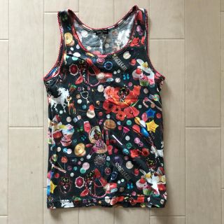 ヒステリックミニ(HYSTERIC MINI)の☆ヒステリックミニ総柄タンクトップ☆ 130cm(Tシャツ/カットソー)