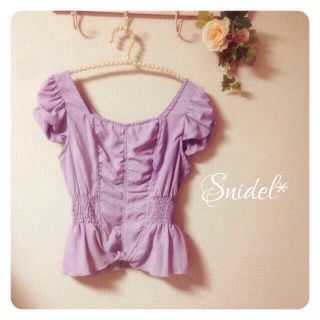 スナイデル(SNIDEL)のスナイデル♡コルセットブラウス♡(カットソー(半袖/袖なし))