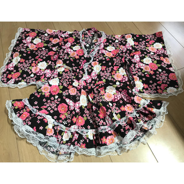 セパレート浴衣  キッズ/ベビー/マタニティのキッズ服女の子用(90cm~)(甚平/浴衣)の商品写真