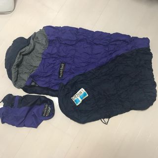 モンベル(mont bell)ののぶ様専用  モンベル寝袋とマット(寝袋/寝具)