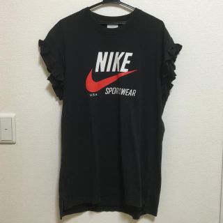 ナイキ(NIKE)のナイキ リメイク 袖フリルＴシャツ(Tシャツ(半袖/袖なし))