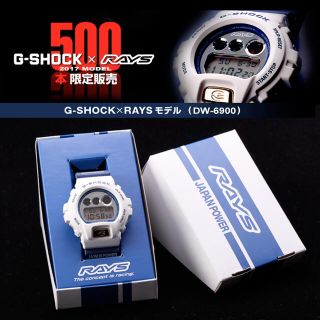 ジーショック(G-SHOCK)の込み G-SHOCK × RAYS 2017MODEL 500本限定 レイズ(腕時計(デジタル))