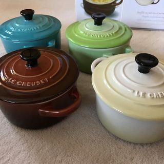LE CREUSET - 新品未使用ルクルーゼ⭐︎ミニココット4個セットの