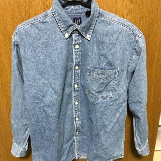 ギャップ(GAP)のGAP デニム七分袖シャツ  XL(シャツ)