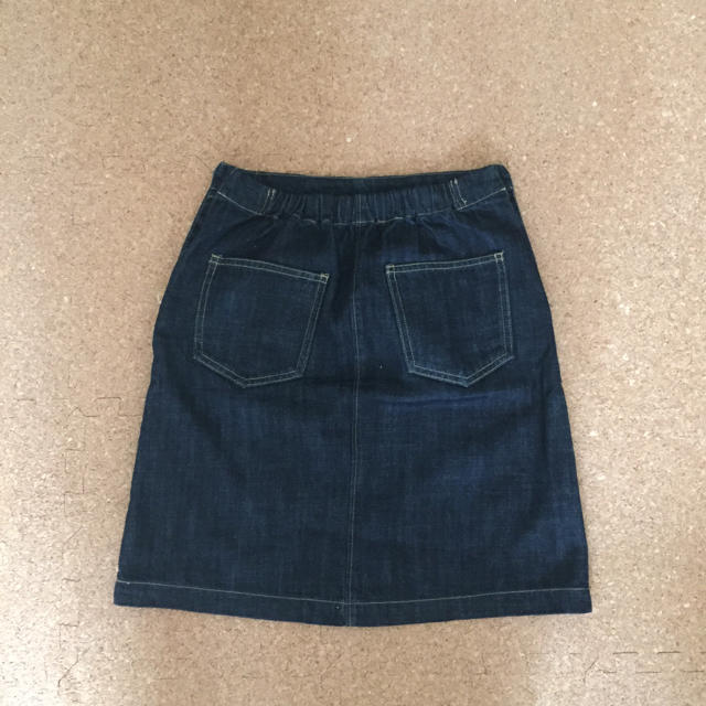 w closet(ダブルクローゼット)のデニム台形スカート レディースのスカート(ひざ丈スカート)の商品写真