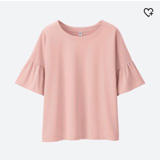 ユニクロ(UNIQLO)のユニクロ☆フリルトップス(カットソー(半袖/袖なし))