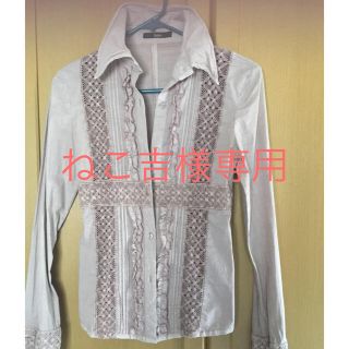 バラク(Barak)の秋冬に！Barak (Labio)モーブピンク・シャツカーディガン(シャツ/ブラウス(長袖/七分))