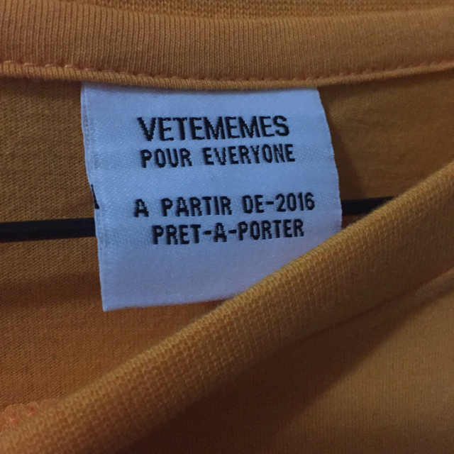 Supreme(シュプリーム)の【即購入可】vetememes ロンT メンズのトップス(Tシャツ/カットソー(七分/長袖))の商品写真