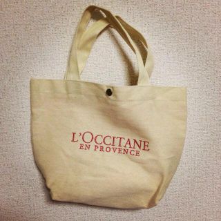 ロクシタン(L'OCCITANE)のロクシタン刺繍ロゴトートバッグ(トートバッグ)