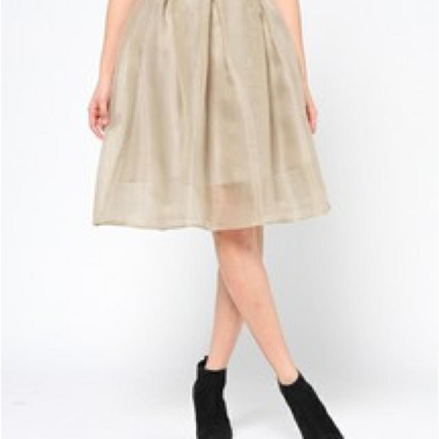 FRAY I.D(フレイアイディー)のフレイアイディー オーガンジースカート レディースのスカート(ひざ丈スカート)の商品写真