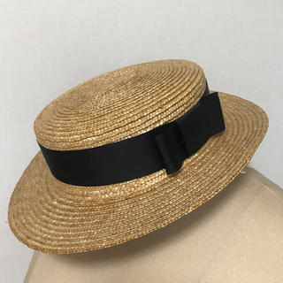 フェリシモ(FELISSIMO)のカンカン帽(麦わら帽子/ストローハット)