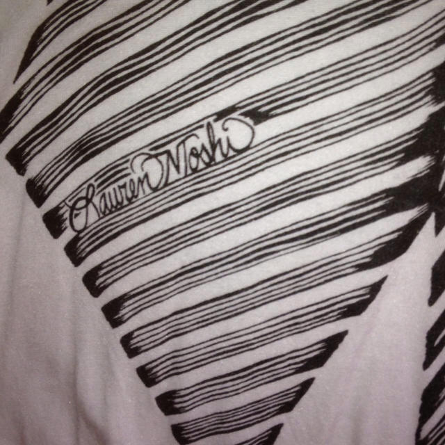 LE CIEL BLEU(ルシェルブルー)のローレンモシ  RaurenMoshi  Tシャツ リボン柄 レディースのトップス(Tシャツ(半袖/袖なし))の商品写真