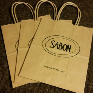 サボン(SABON)のSABONショッパー3枚(ショップ袋)