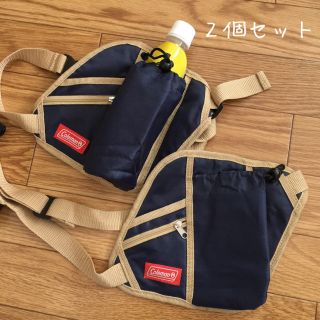 コールマン(Coleman)の〔新品〕Coleman 簡易保冷ウエストバッグ 2個セット(ボディバッグ/ウエストポーチ)