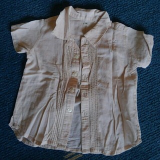 ムジルシリョウヒン(MUJI (無印良品))の無印良品 シャツ  90センチ(Tシャツ/カットソー)