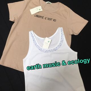 アースミュージックアンドエコロジー(earth music & ecology)の★新品 2枚セット★定価4300円(Tシャツ(半袖/袖なし))