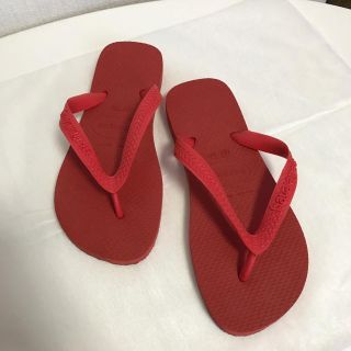 ハワイアナス(havaianas)の美品☆ハワイアナスビーサン(ビーチサンダル)