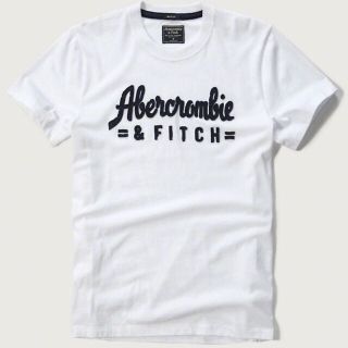 アバクロンビーアンドフィッチ(Abercrombie&Fitch)のラスト1枚！新品未使用！アバクロ今年夏最新作 アプリケ刺繍 Tシャツ M(Tシャツ/カットソー(半袖/袖なし))