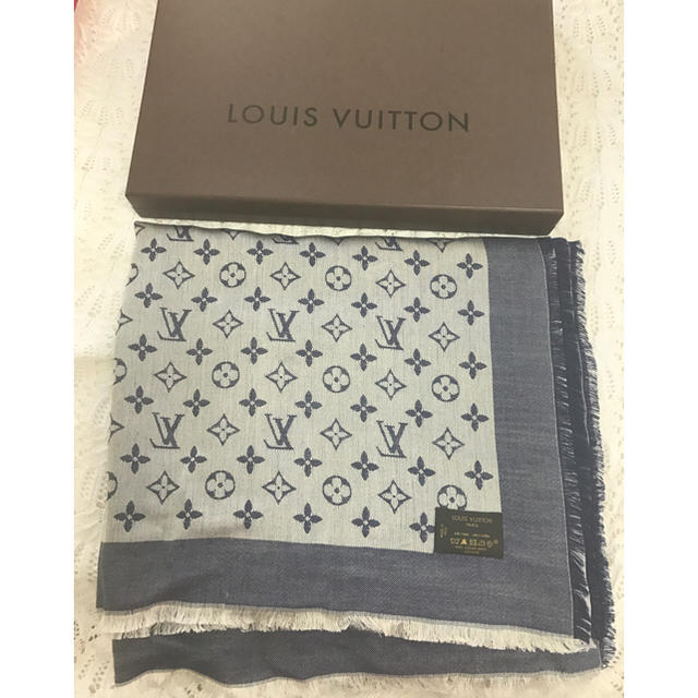 ヴィトン louis vuitten ストール ショール マフラー 一度着レディース