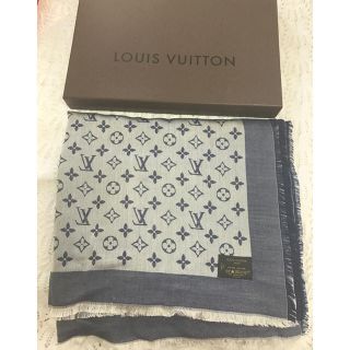 ルイヴィトン(LOUIS VUITTON)のヴィトン louis vuitten ストール ショール マフラー 一度着(ストール/パシュミナ)