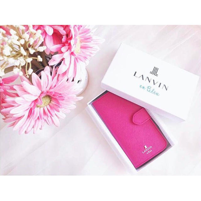 LANVIN en Bleu(ランバンオンブルー)のLANVIN♡iPhoneケース スマホ/家電/カメラのスマホアクセサリー(iPhoneケース)の商品写真