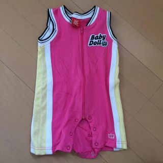 ベビードール(BABYDOLL)のロンパース タンクトップ 80サイズ(ロンパース)