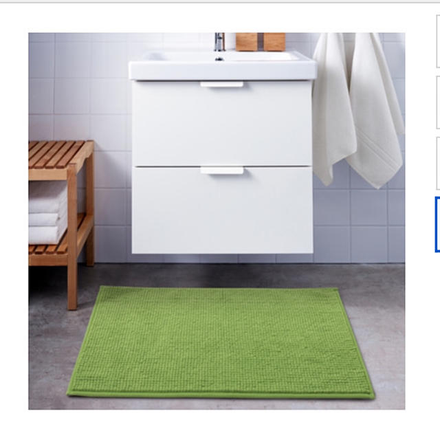 IKEA(イケア)のIKEA バスマット 新品 インテリア/住まい/日用品のラグ/カーペット/マット(バスマット)の商品写真