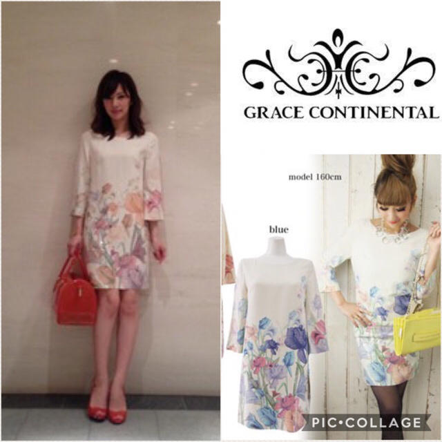 GRACE CONTINENTAL - グレースコンチネンタル リリーパネルプリント