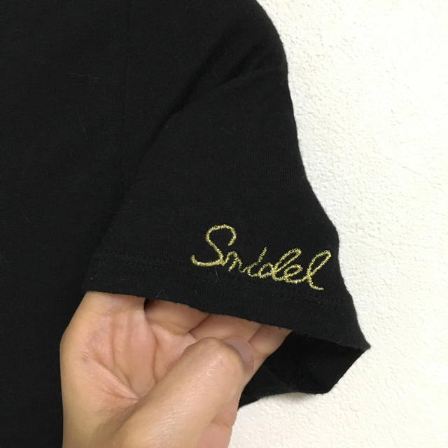 SNIDEL(スナイデル)のスナイデル♡黒Tシャツ レディースのトップス(Tシャツ(半袖/袖なし))の商品写真