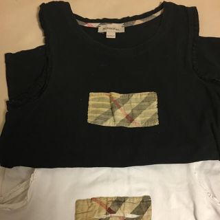 バーバリー(BURBERRY)のバーバリー girlsノースリーブ12歳152㎝(Tシャツ/カットソー)