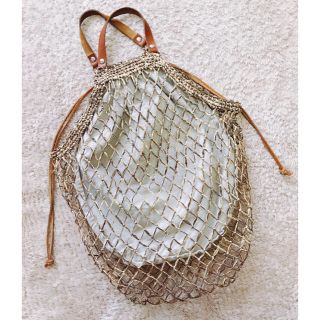 フラワー(flower)の網bag👜(ハンドバッグ)