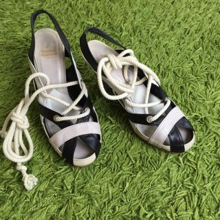 ヴィヴィアンウエストウッド(Vivienne Westwood)のヴィヴィアンウエストウッド☆編み上げサンダル(ハイヒール/パンプス)