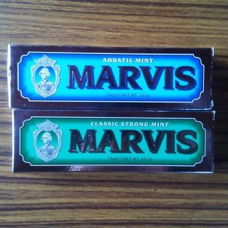 マービス(MARVIS)の大きいサイズ 75ml Marvis　マービス　アクアティックミント送料込(歯磨き粉)